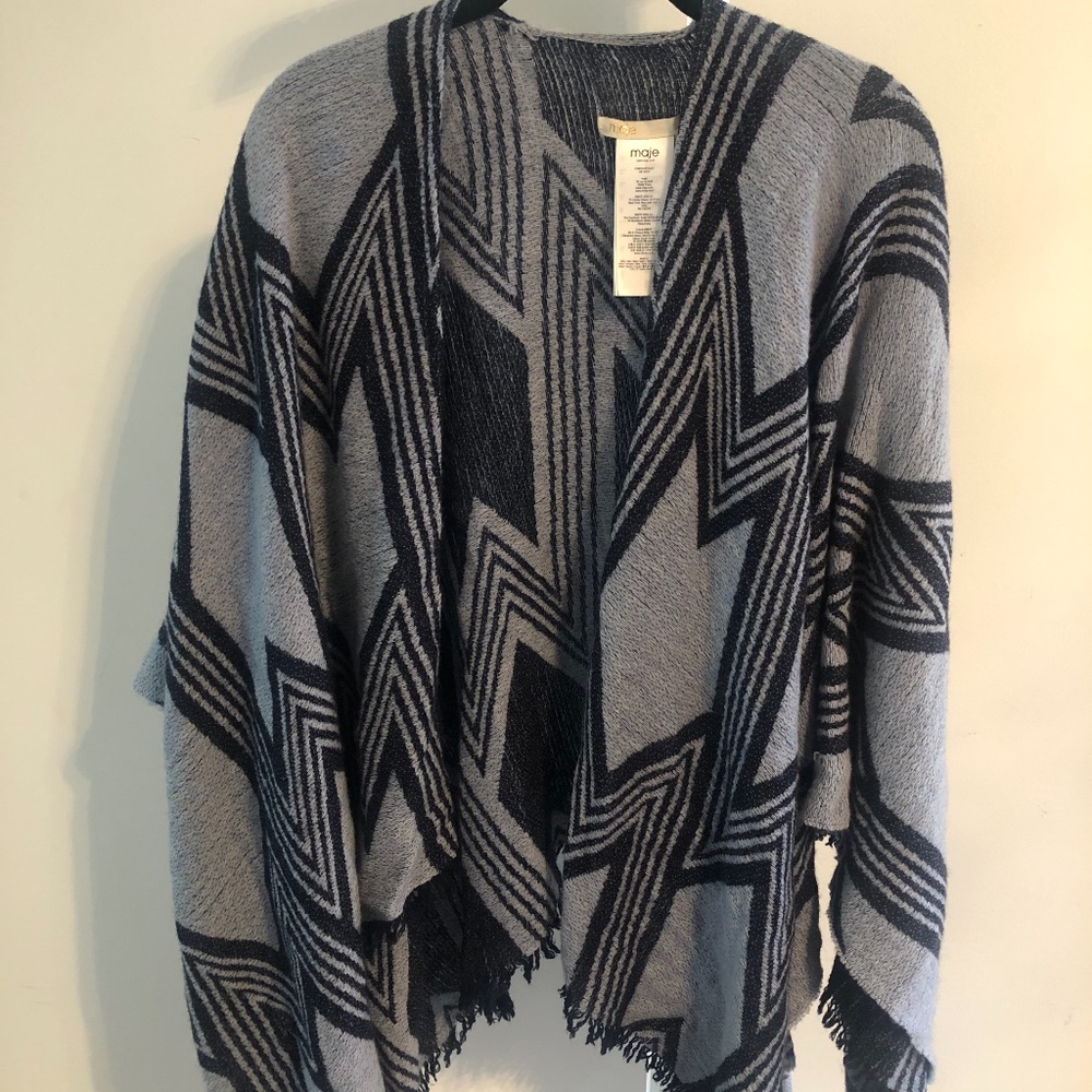 Maje Wool Shawl